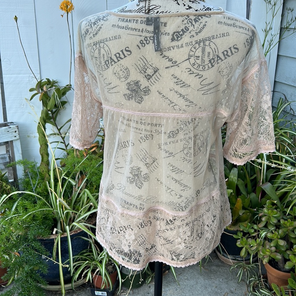 O’Neill Truly Blush Sheer Lace Top - Picture 5 of 5